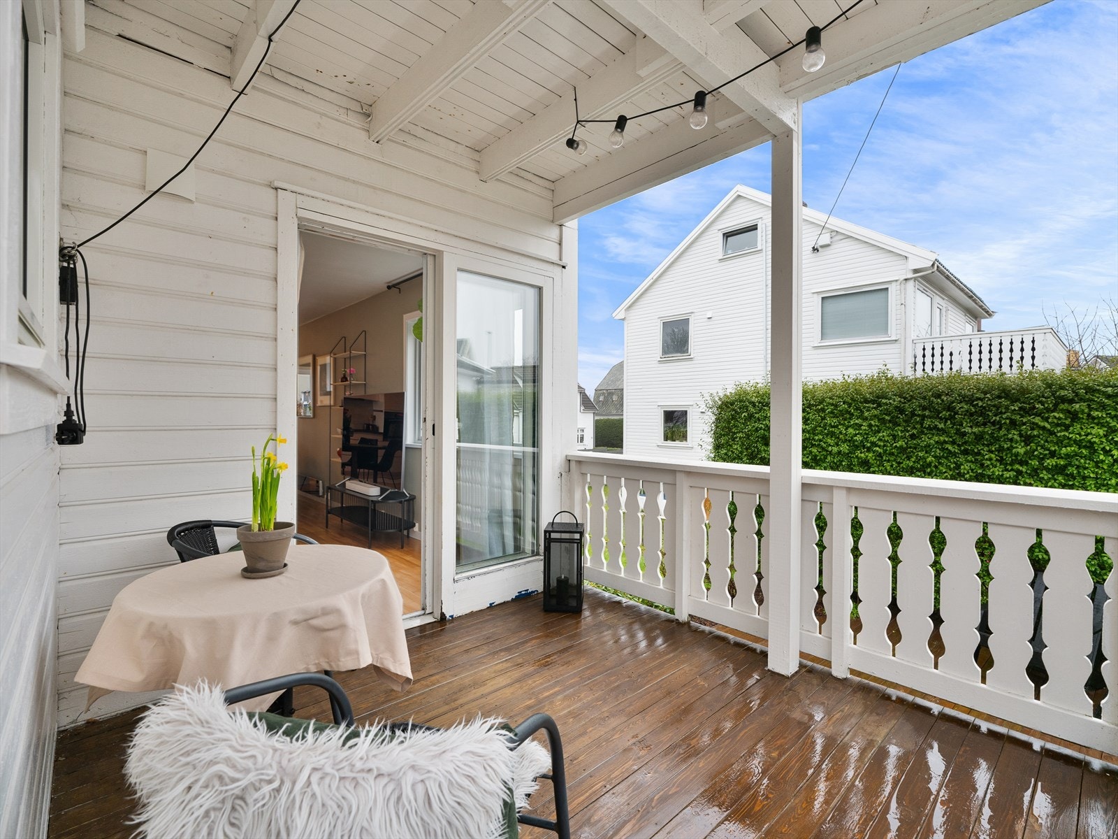 Privat overbygd terrasse Galleribilde