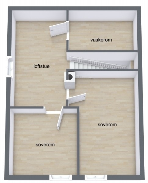 Plantegning 2. etasje Galleribilde