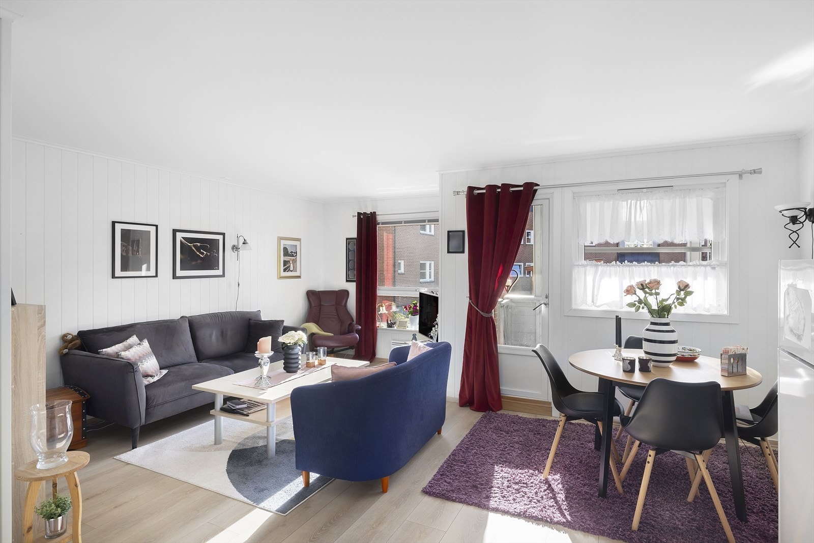 Stue og spisestue Galleribilde