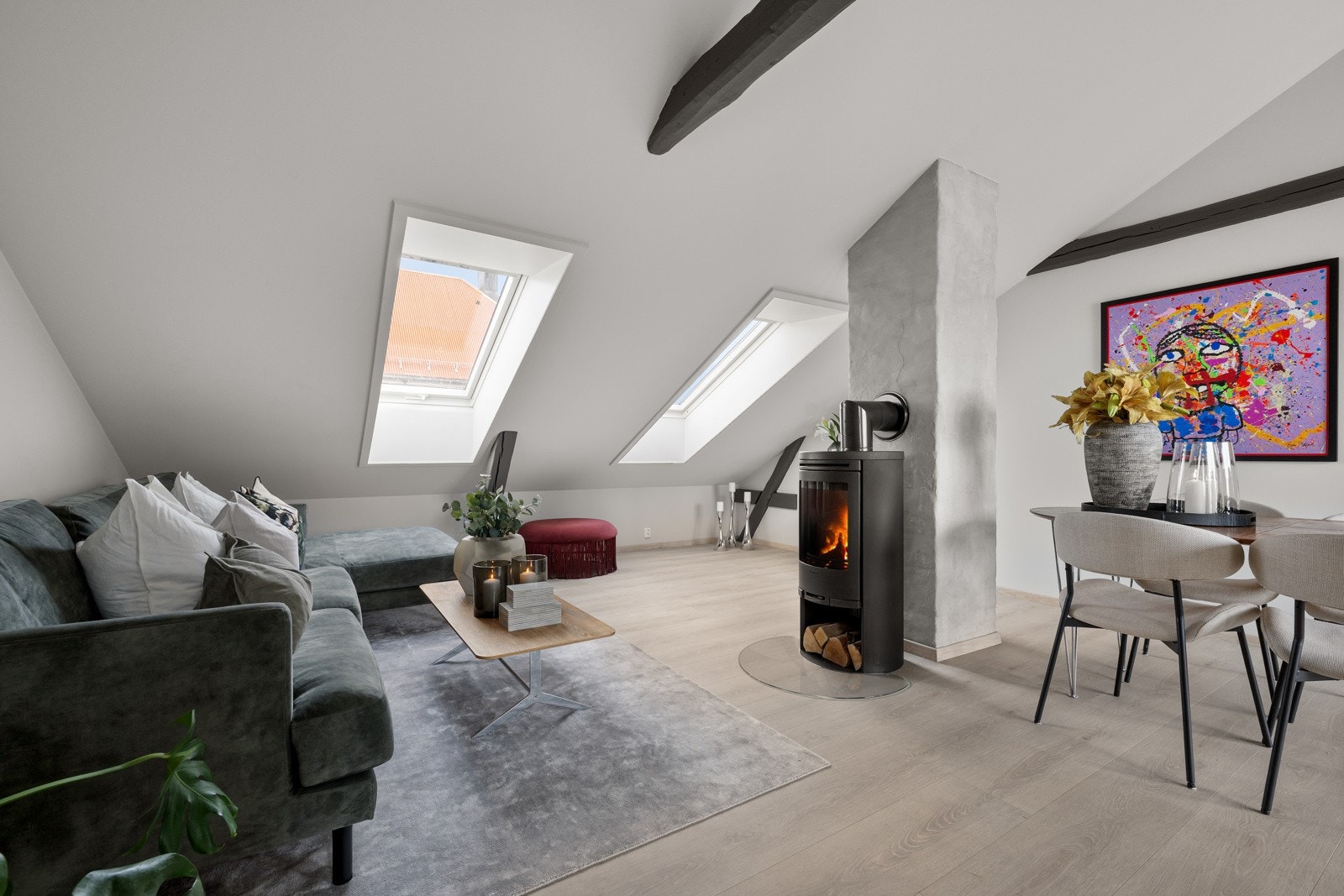 120 kvm gulvareal Galleribilde