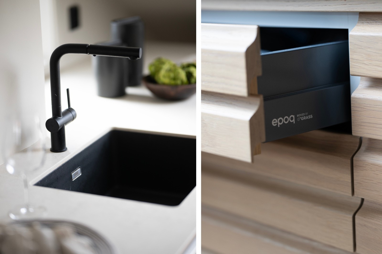 Funksjonelt kjøkken fra 2025 med smarte løsninger. Ny kjøkkenventilator med utlufting (2025). Galleribilde