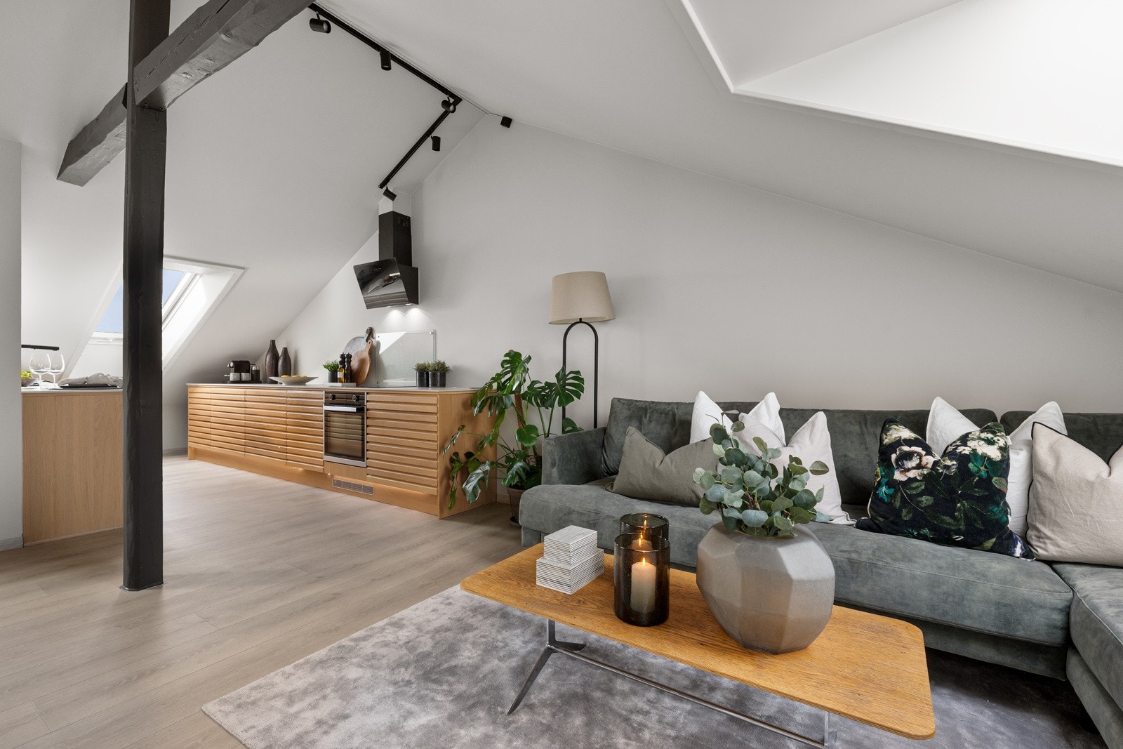 120 kvm gulvareal Galleribilde