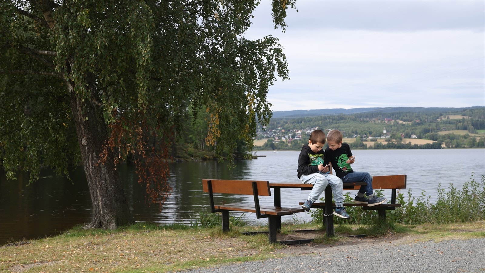 Fiskum-panorama-Fiskumvannet Galleribilde