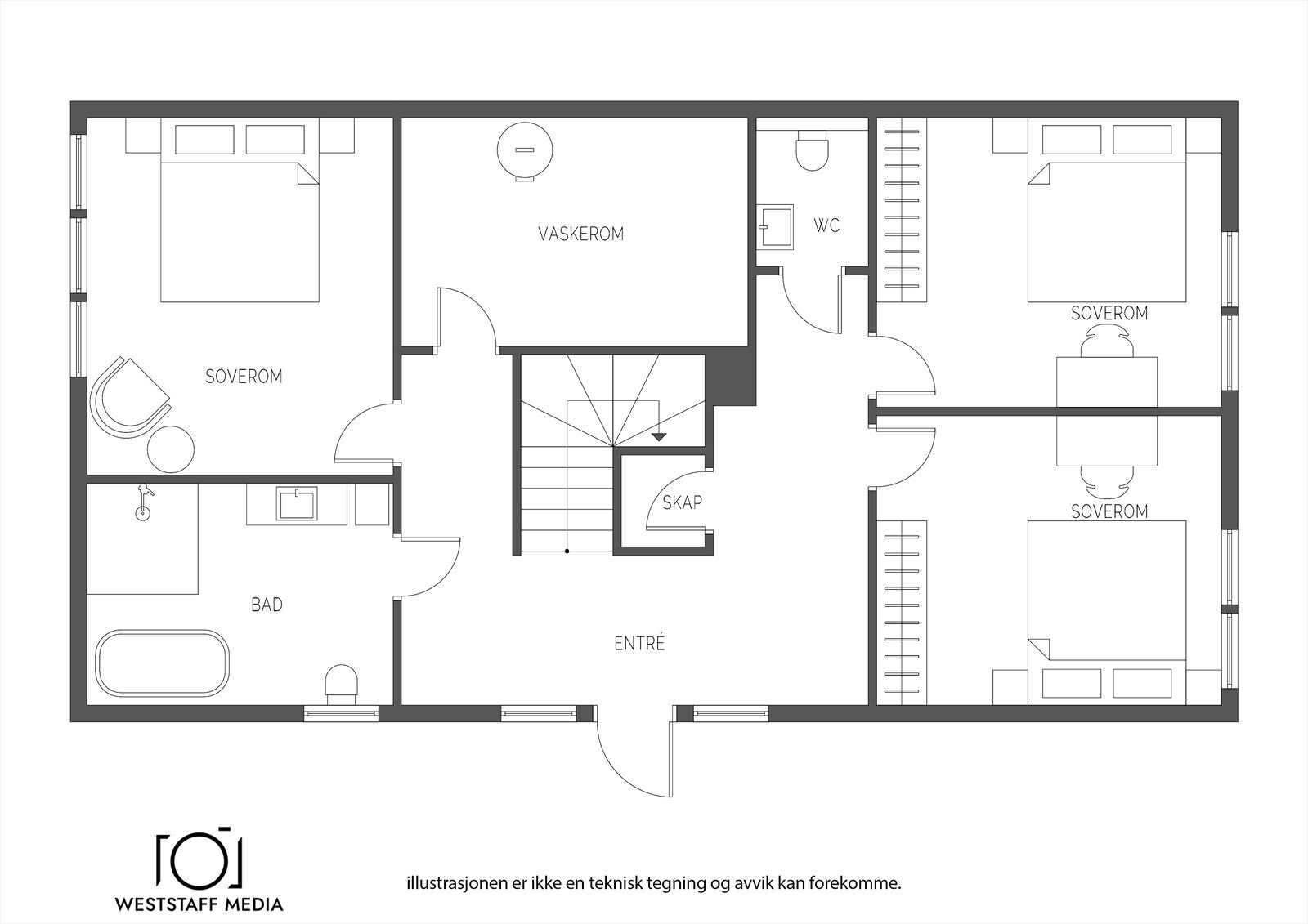 Planskisse Galleribilde