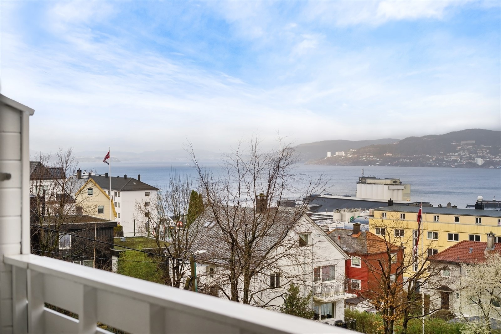 Nydelig utsikt mot Byfjorden, Nordnes, Sandviken, Fløyen, Morvik og deler av Askøy Galleribilde