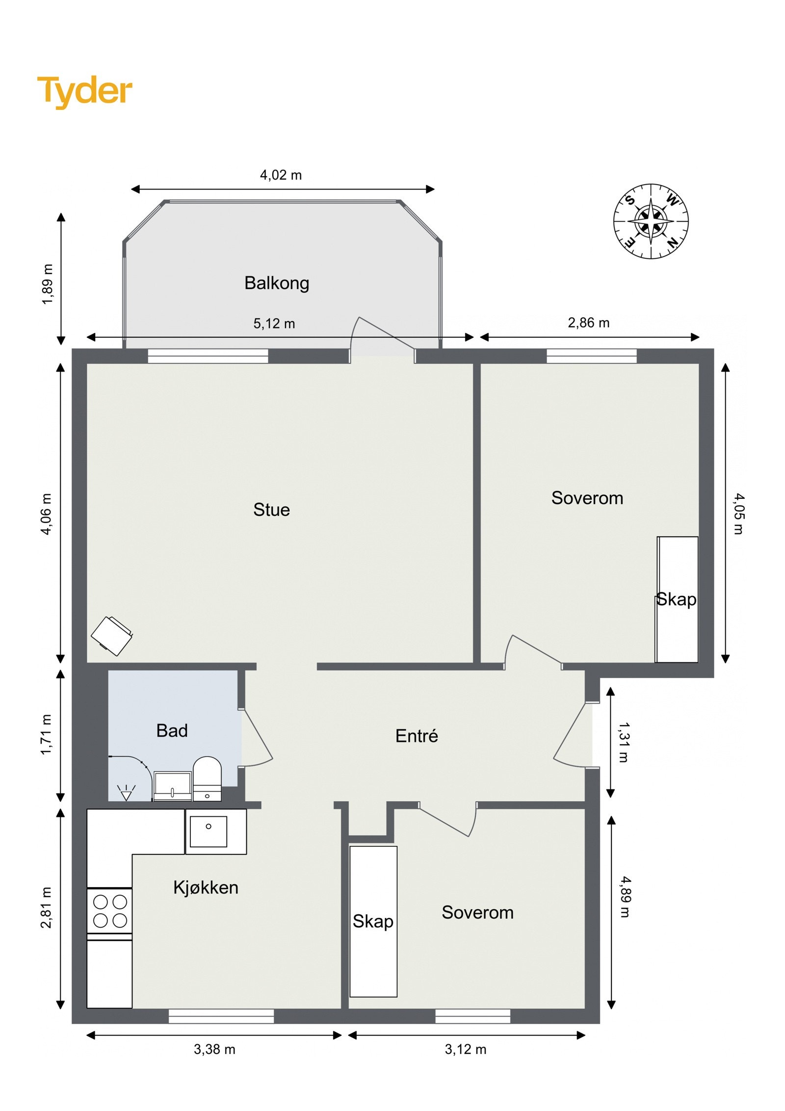 Plantegning Galleribilde