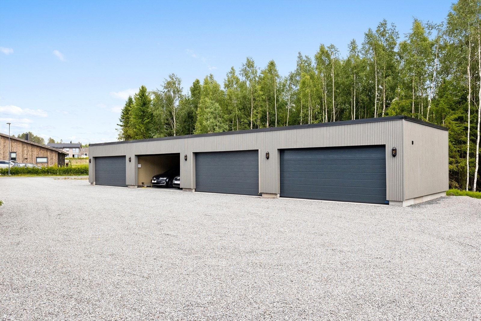 Felles garasjeanlegg. Galleribilde