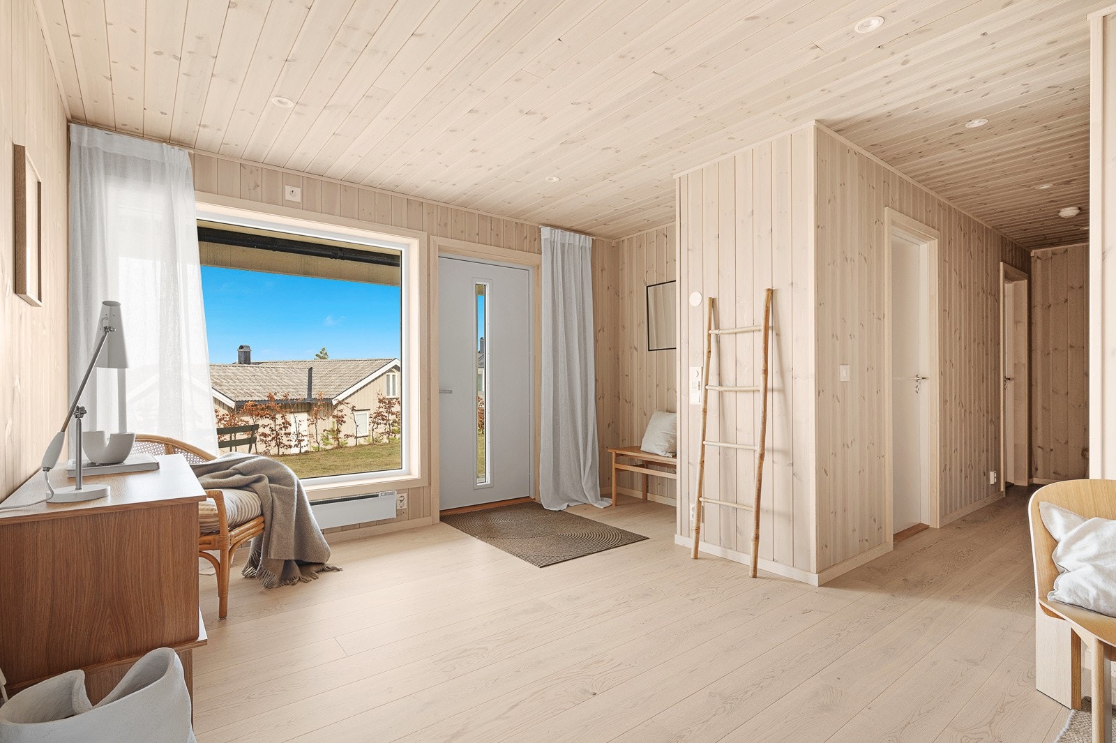 Imøtekommende inngangsparti med god plass til å ta i mot gjester. Galleribilde