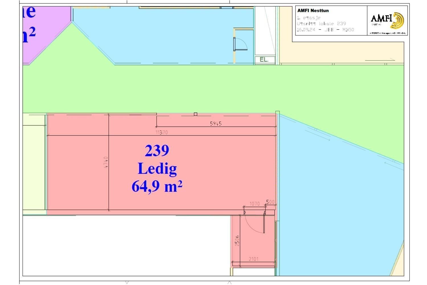 Planløsning 239 - 64,9 kvm Galleribilde