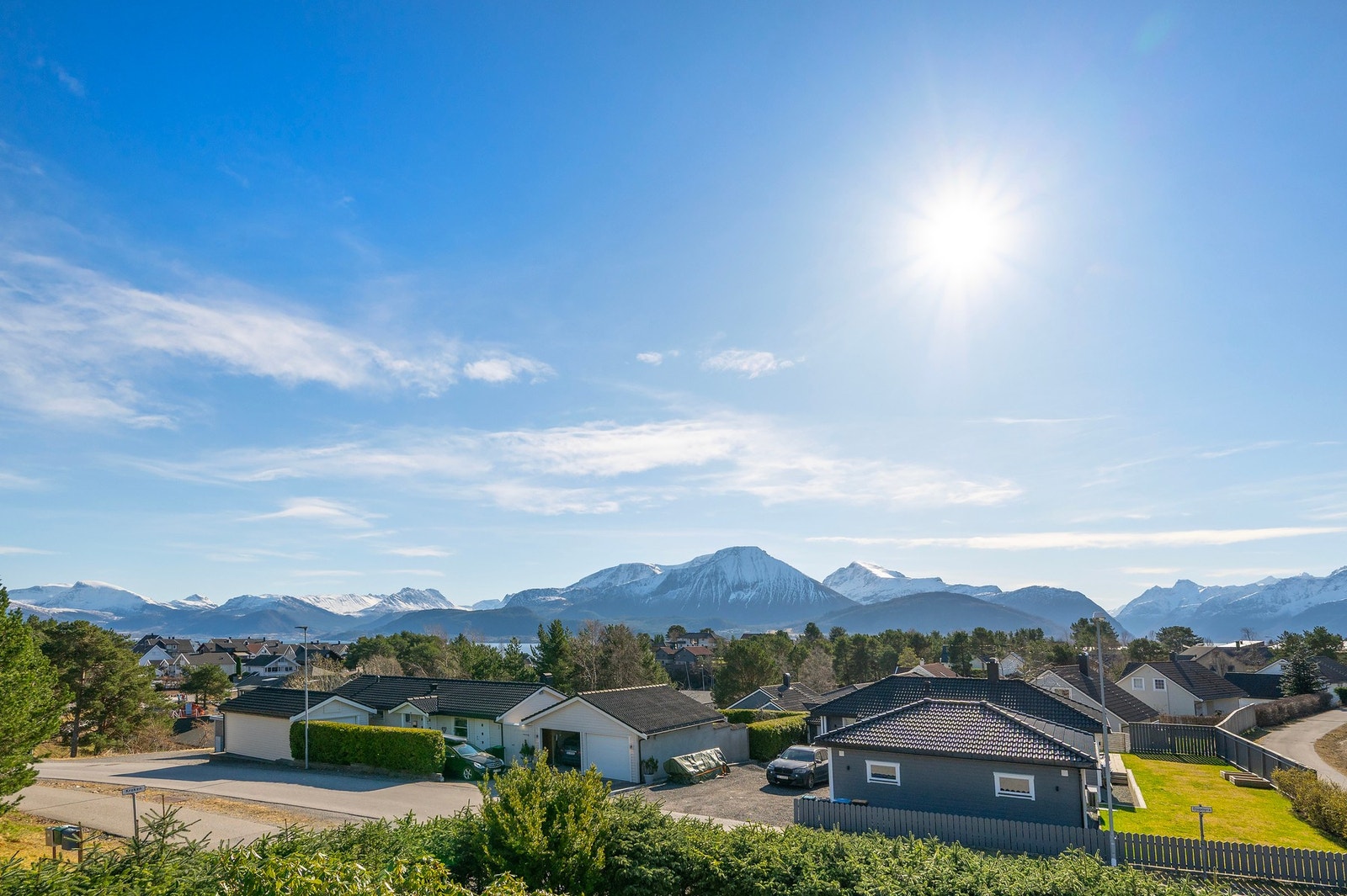 I tillegg til spektakulær utsikt får du også gode solforhold. Galleribilde