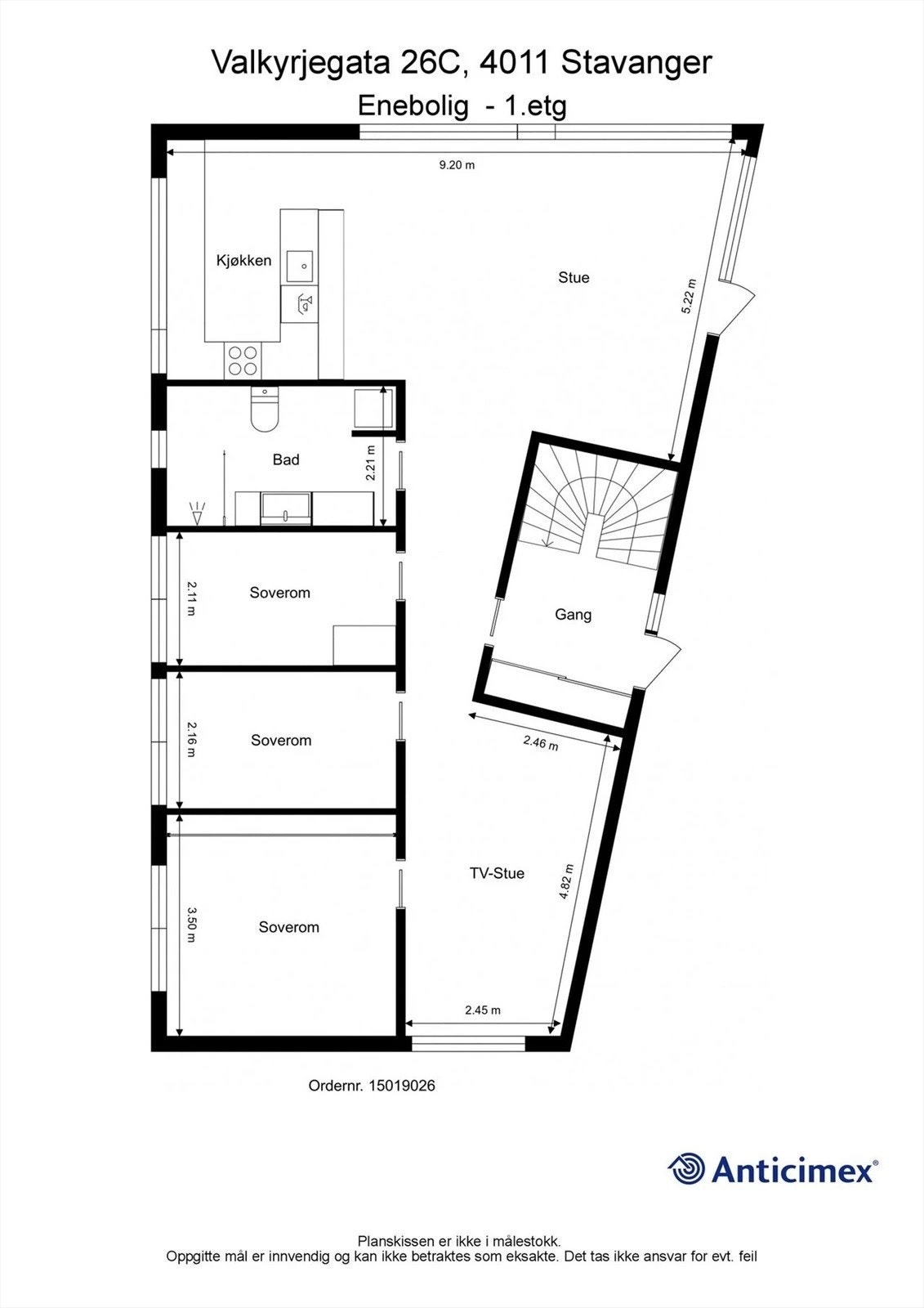 Plantegning Galleribilde