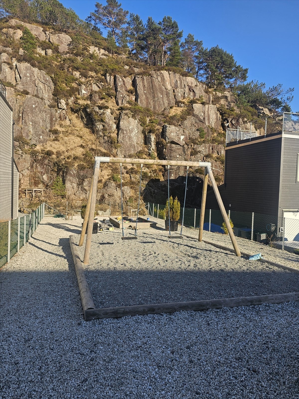 Nabolaget har egen lekeplass. Galleribilde