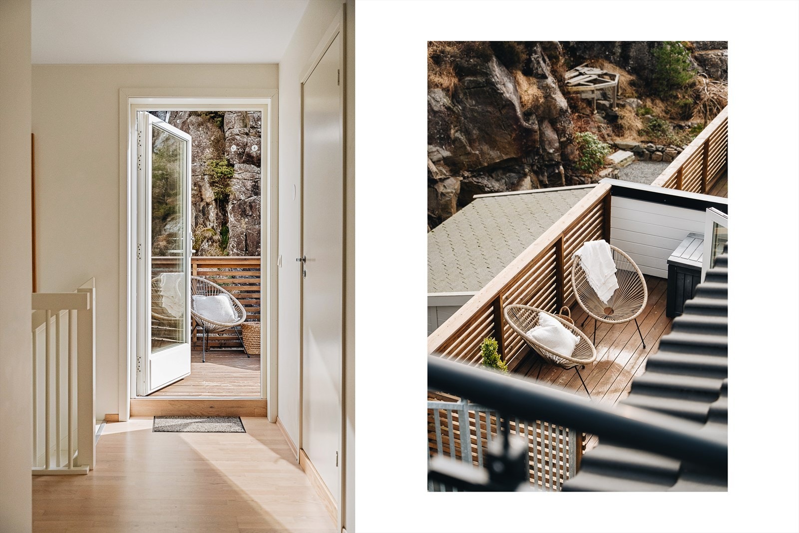 I 2.etasje har du utgang til terrasse. Galleribilde