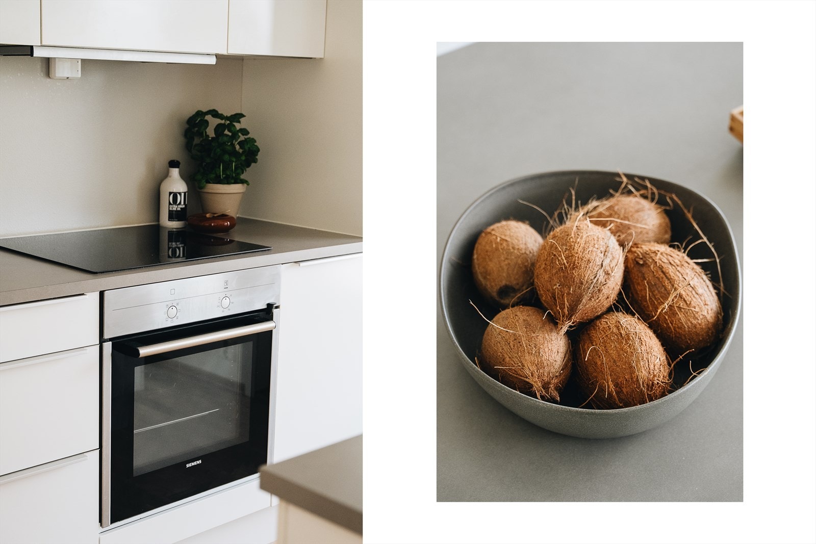 Kjøkkenet har integrert stekeovn, induksjonstopp, oppvaskmaskin og kjøl- og frys. Galleribilde