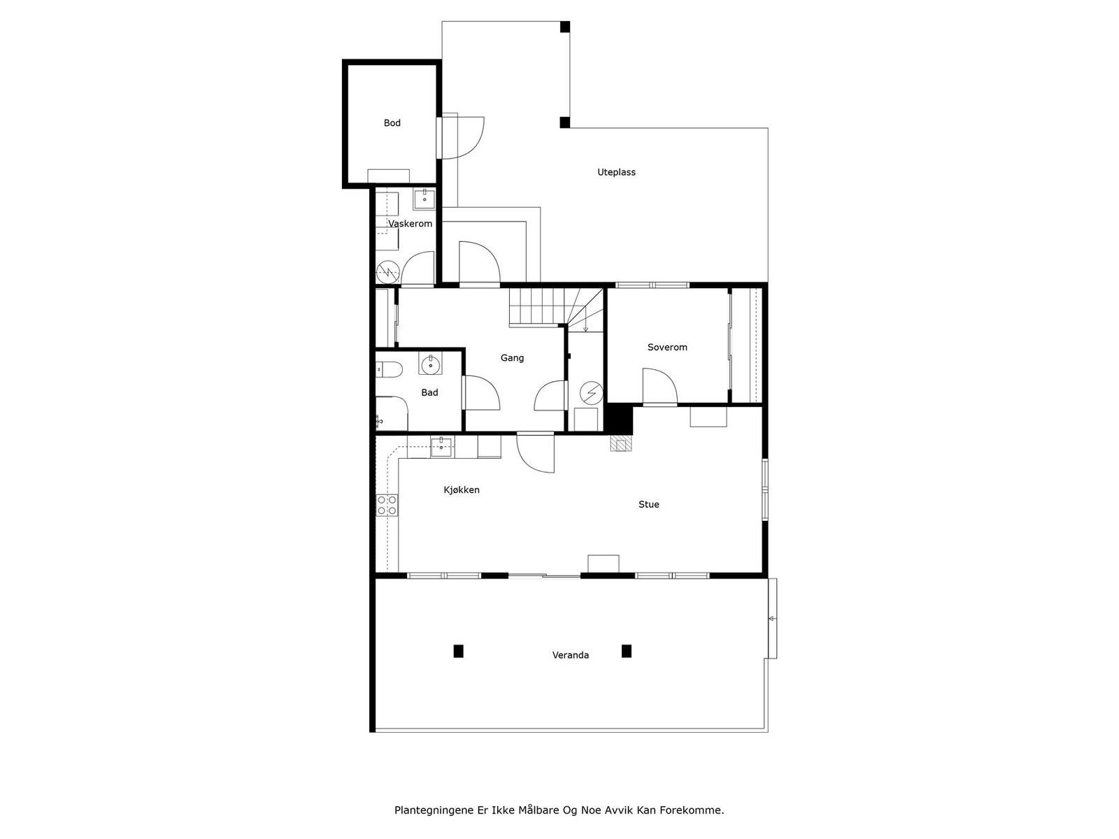 Plantegning 1.etasje Galleribilde