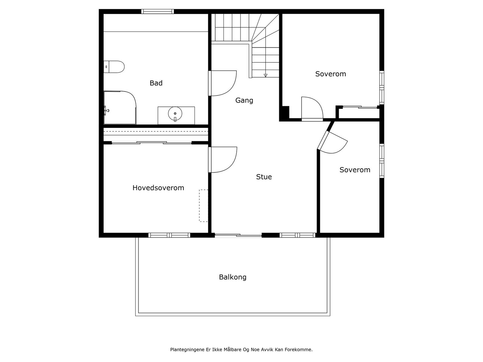 Plantegning 2.etasje Galleribilde