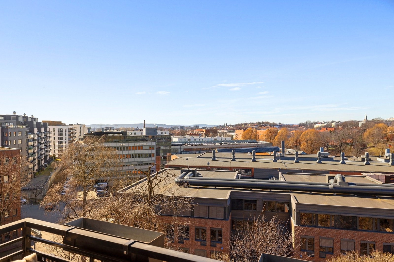 Du skal snart få se inne i leiligheten, men du må ta en siste titt her først. Galleribilde