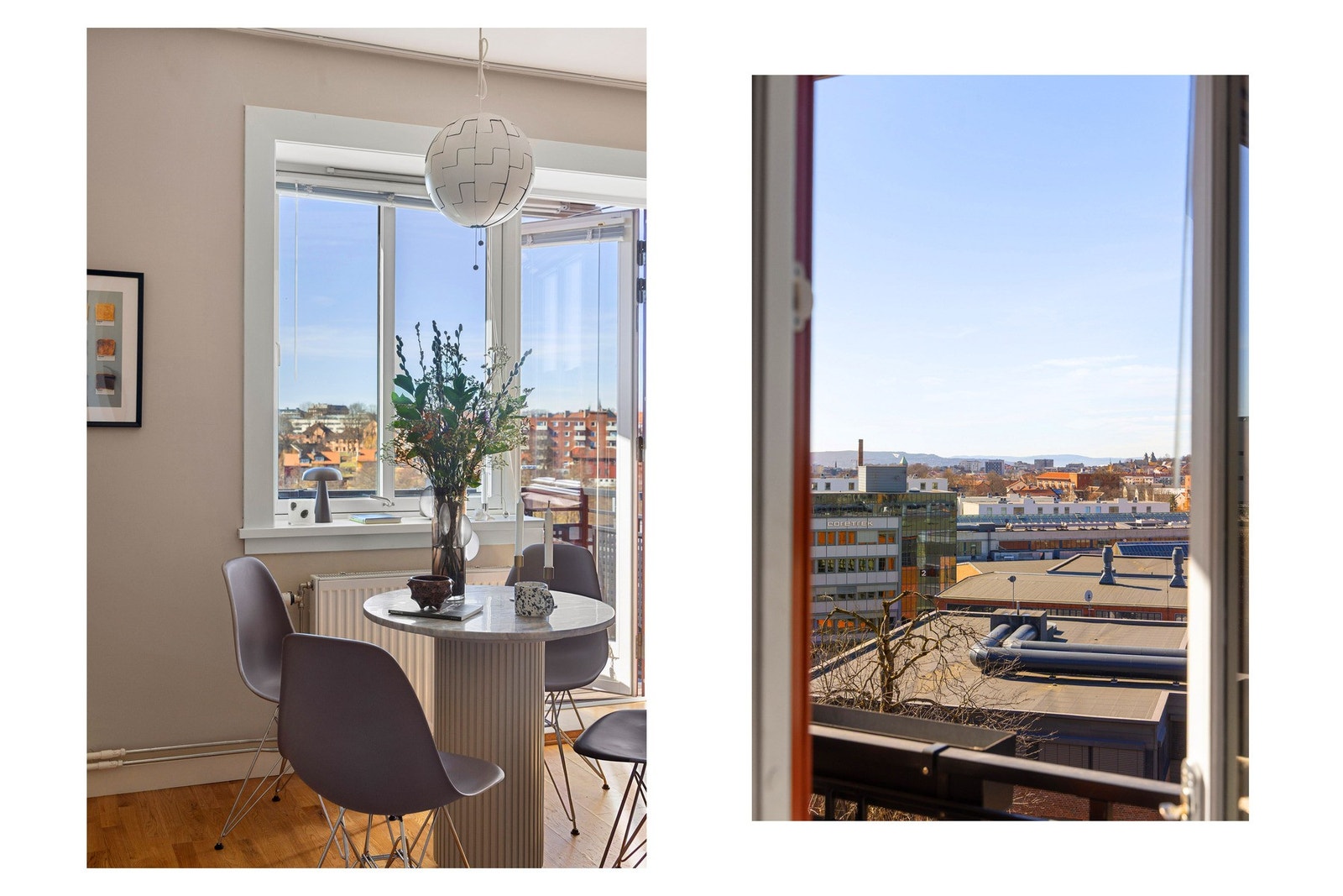 Siste titt på utsikten før du skal få se soverommet. Galleribilde