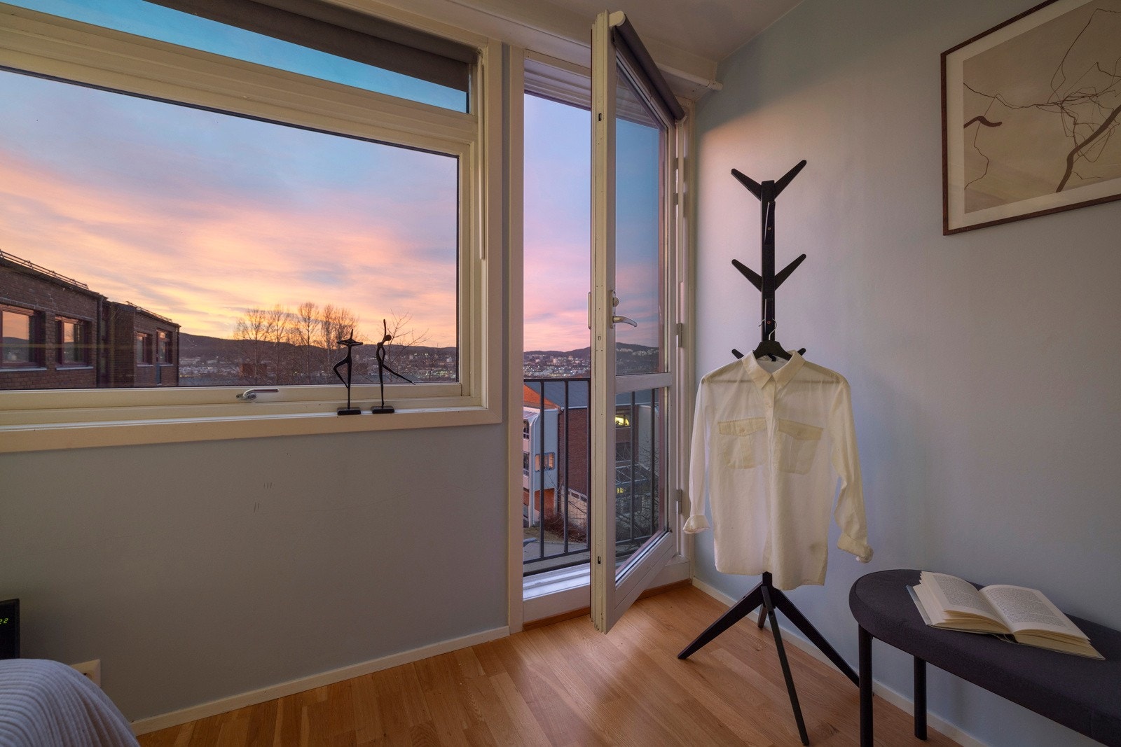 Soverommet har en praktisk luftebalkong Galleribilde