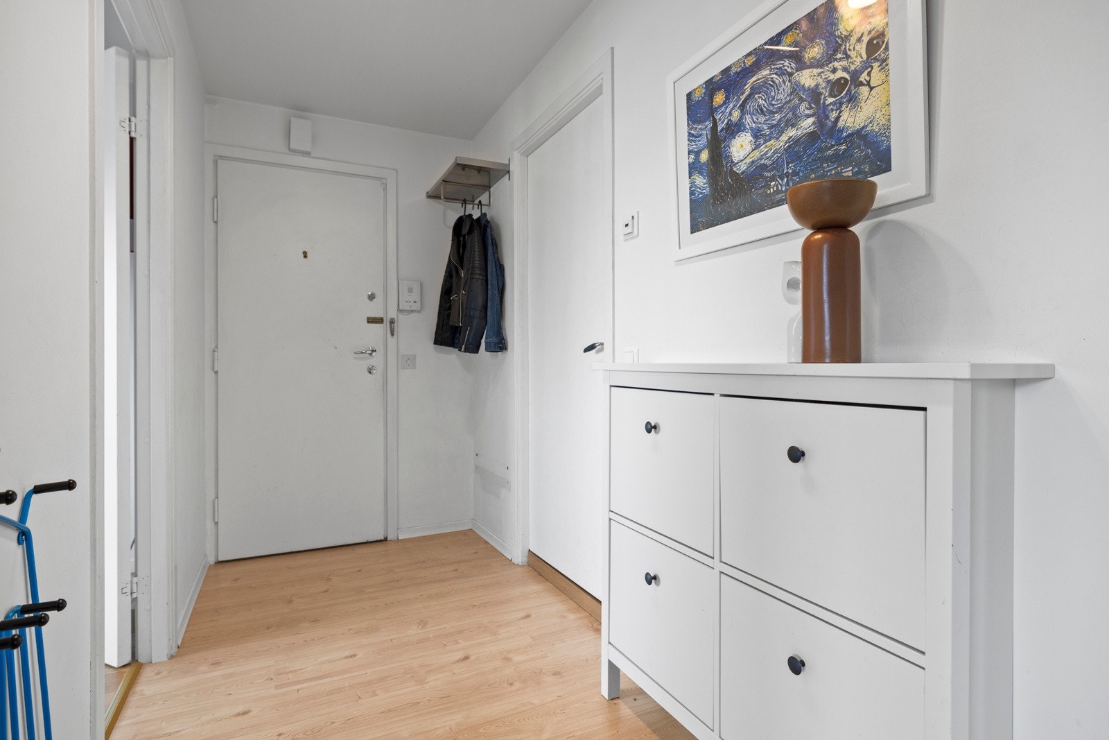 Her er det plass til skoskap, knagger og annen oppbevaring for yttertøy Galleribilde