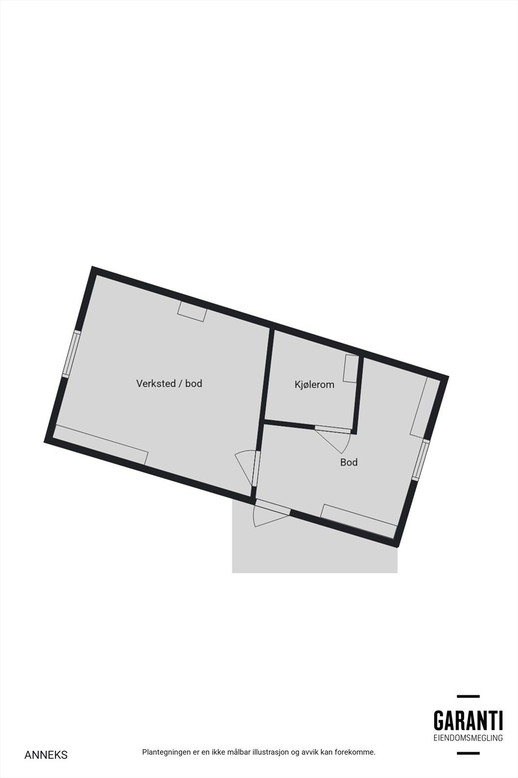 - Plantegning uthus - Galleribilde