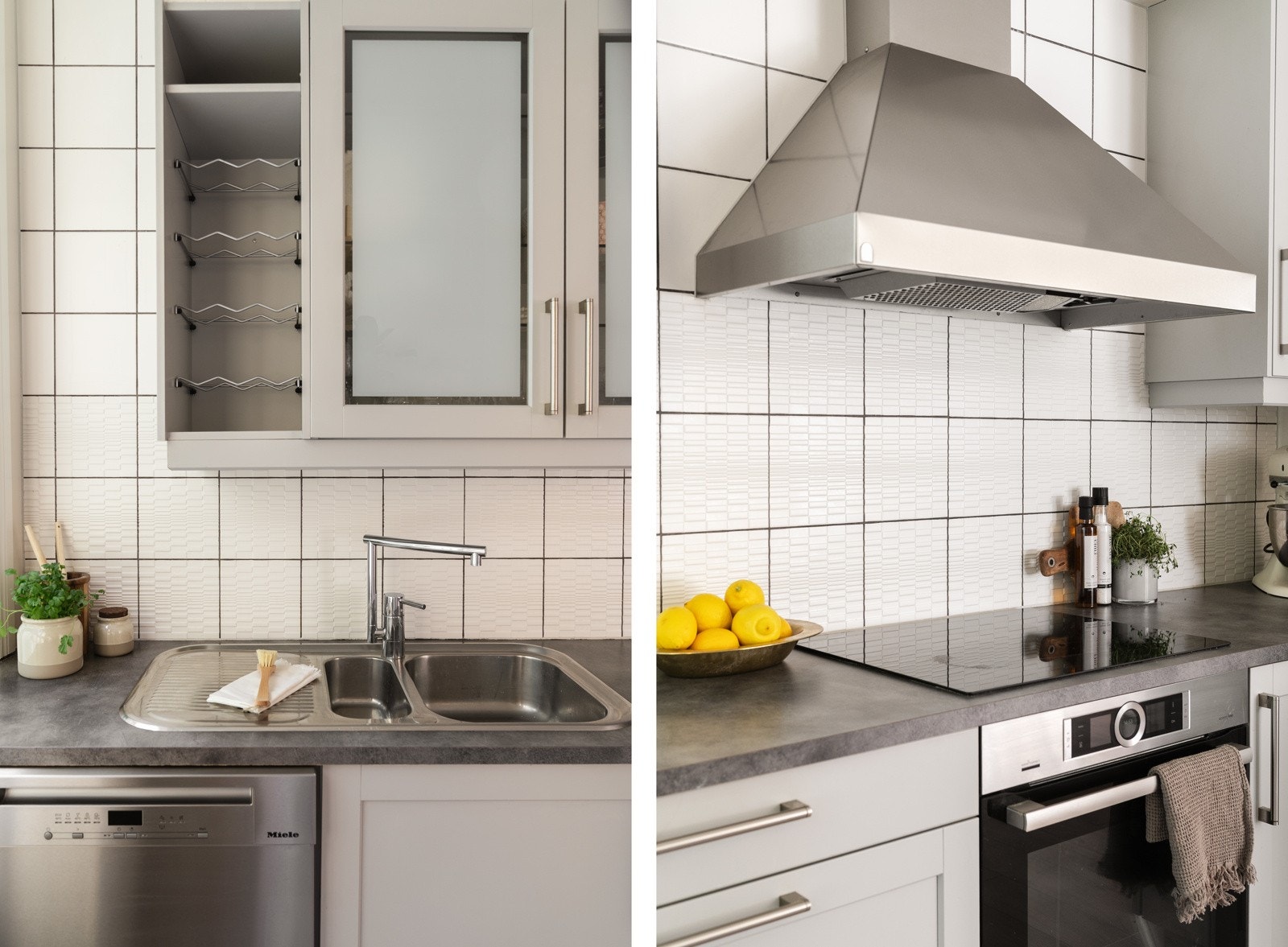 Delvis integrerte hvitevarer. Galleribilde