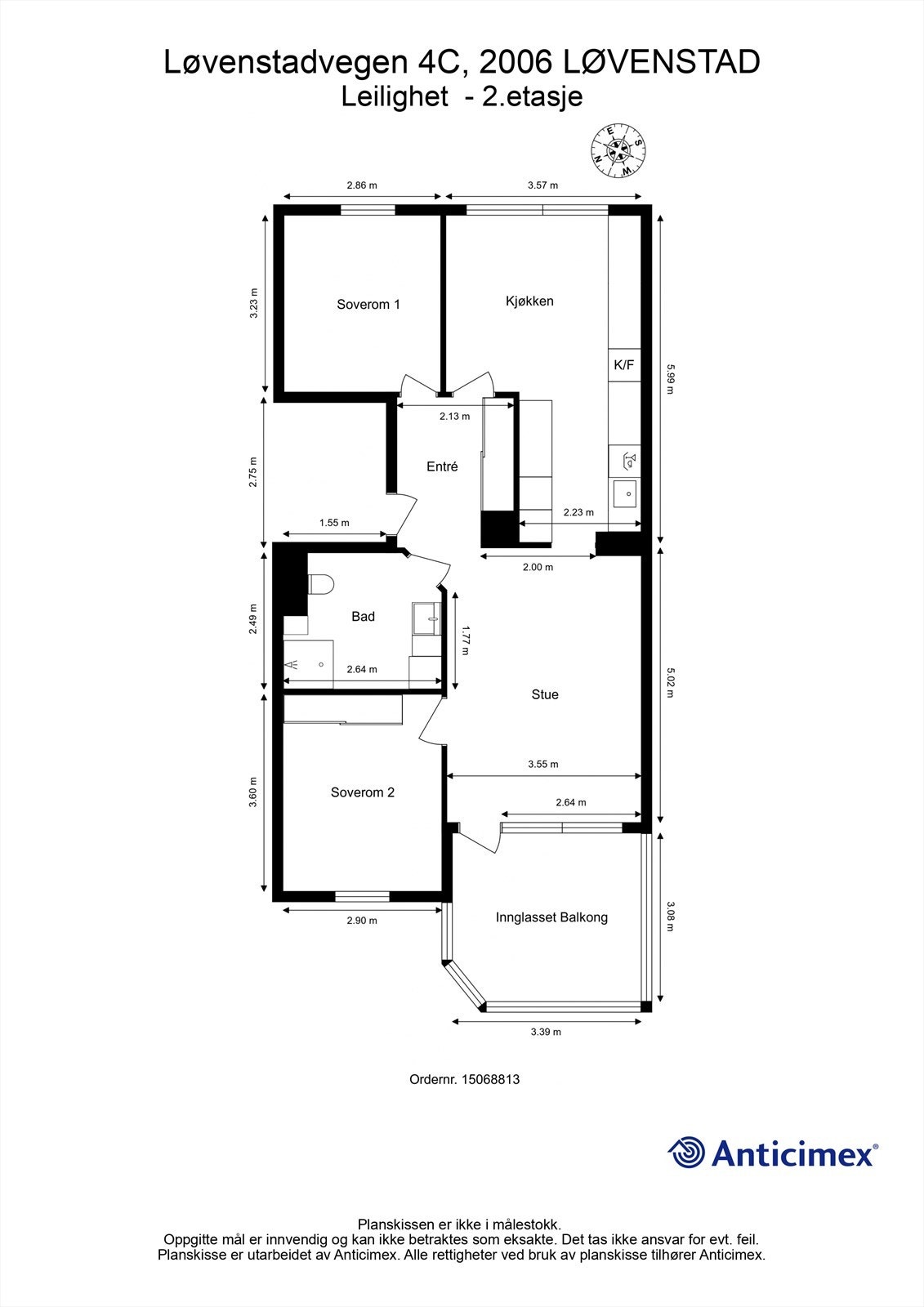 Plantegning Galleribilde