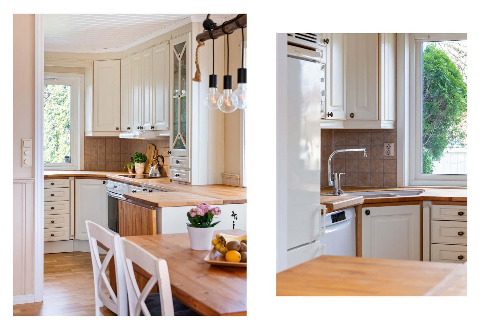 Trenger du mer benkeplass kan du bare vippe opp den ekstra som henger ved inngangspartiet Galleribilde