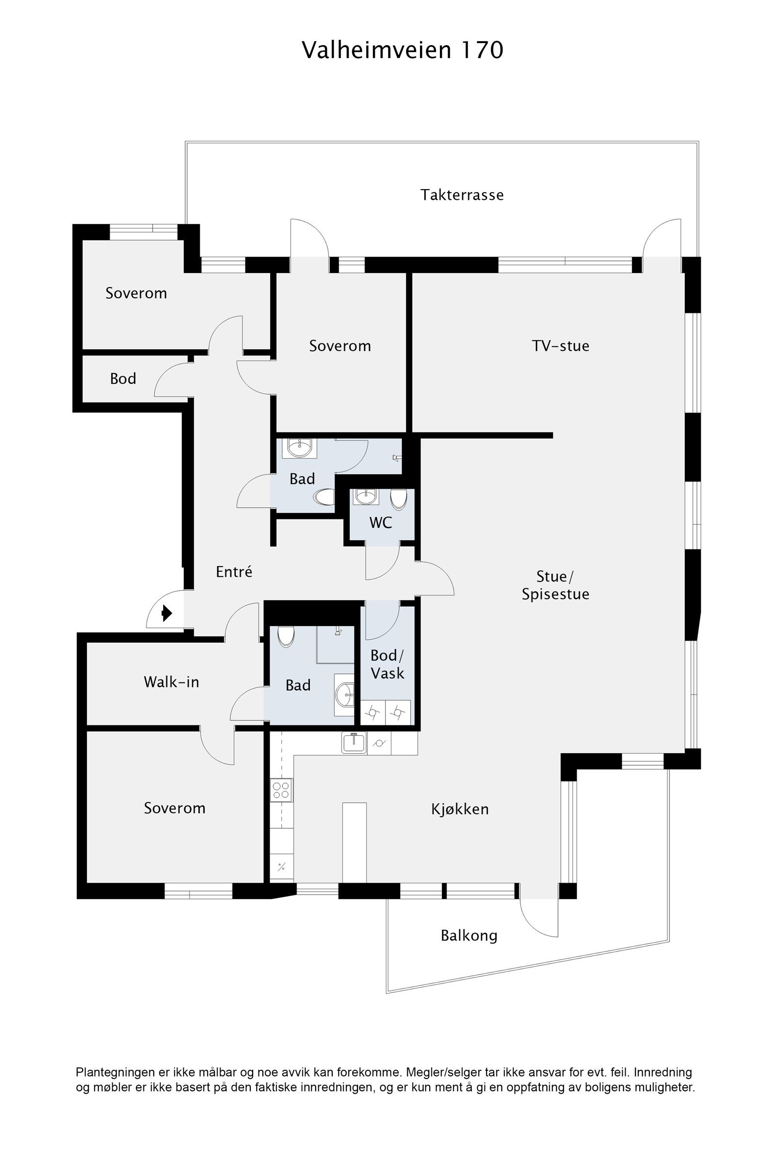 Plantegning Galleribilde