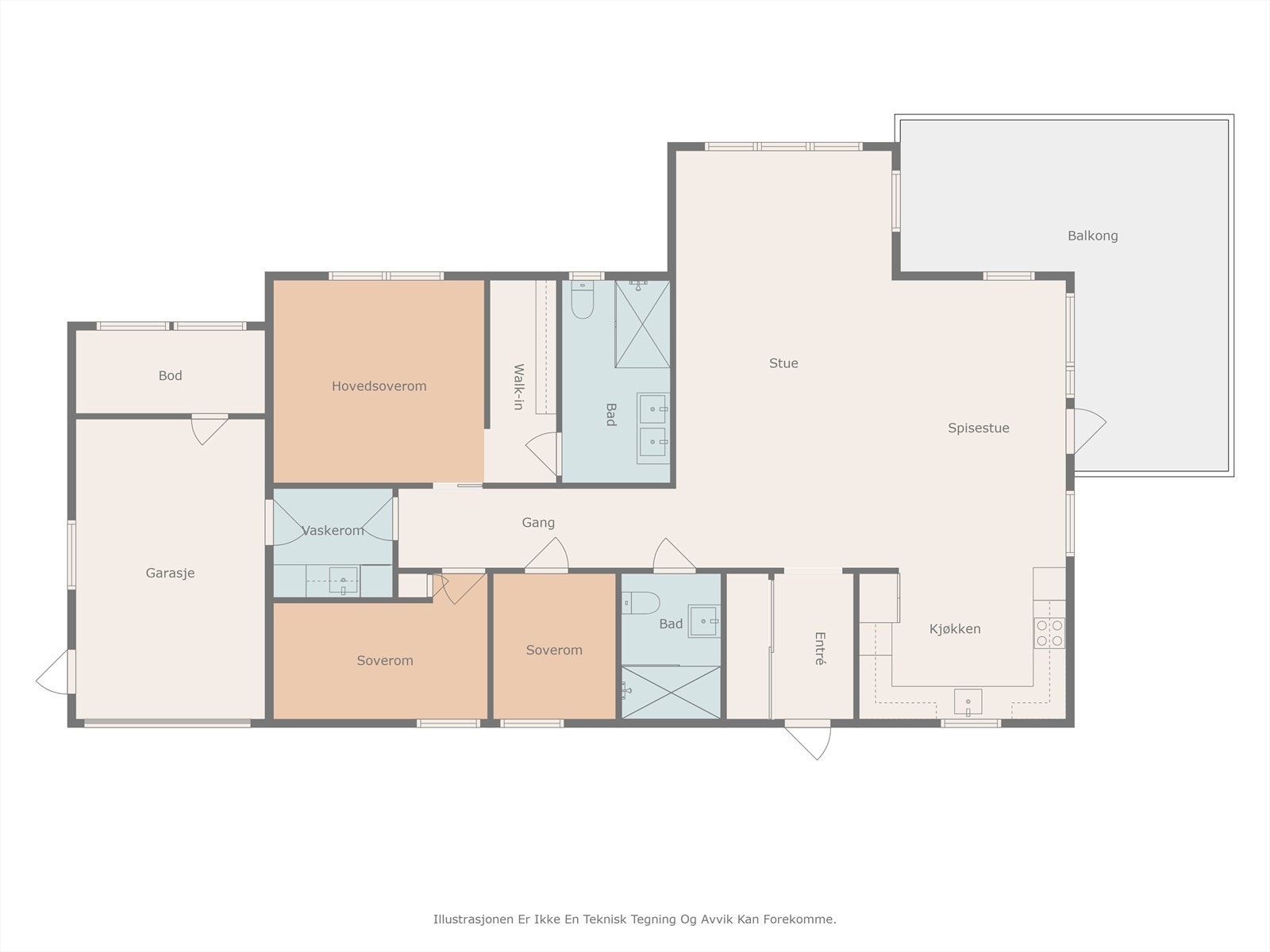 Plantegning 1.etasje Galleribilde
