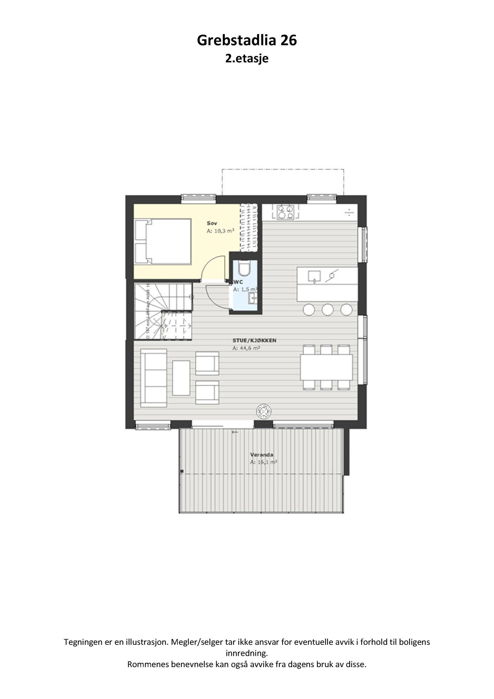 Plantegning 2.etasje. Galleribilde