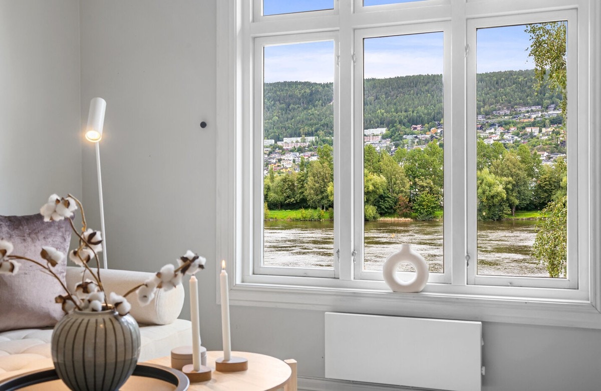 Sjelden vakker utsikt fra stuen og alkoven Galleribilde