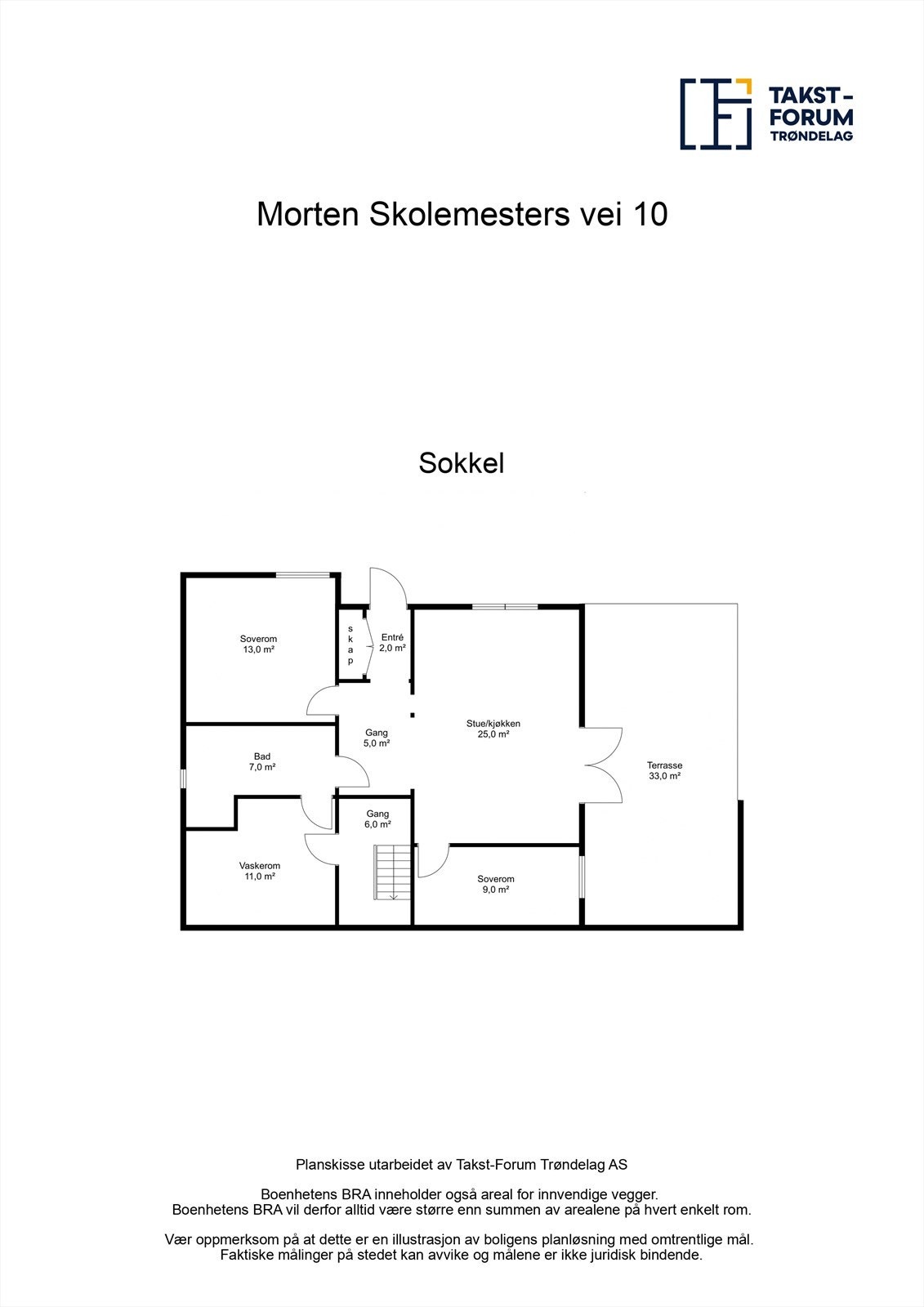 Plantegning - Sokkeletasje. Galleribilde