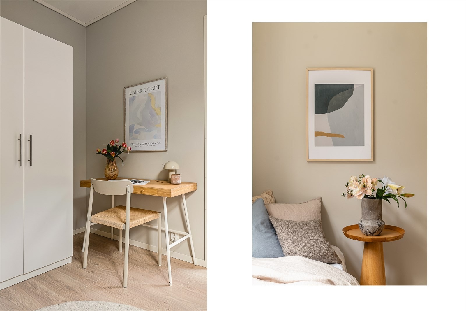 - Lune og trivelige fargevalg gjennomgående i hele leiligheten - Galleribilde