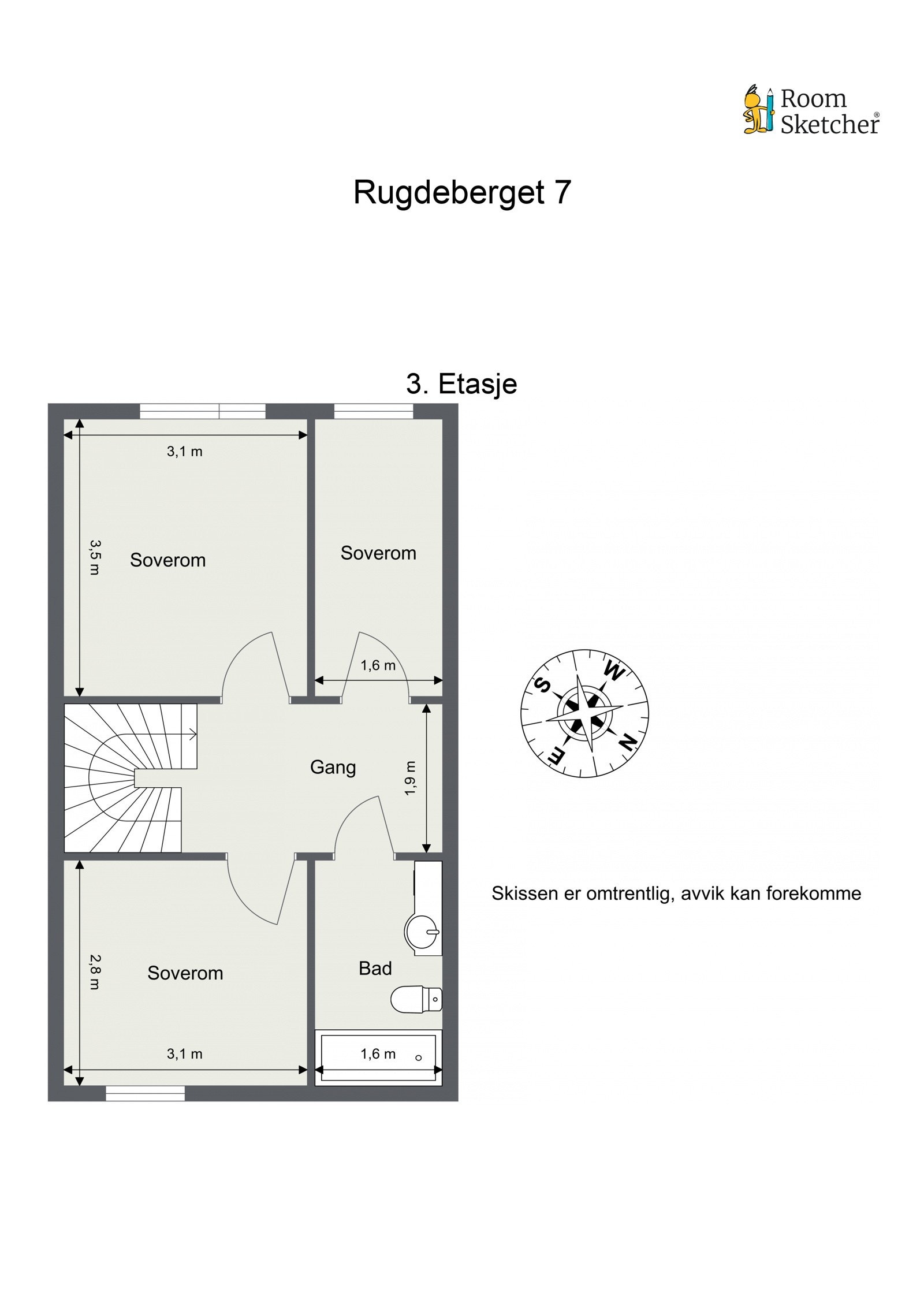 Plantegning Galleribilde
