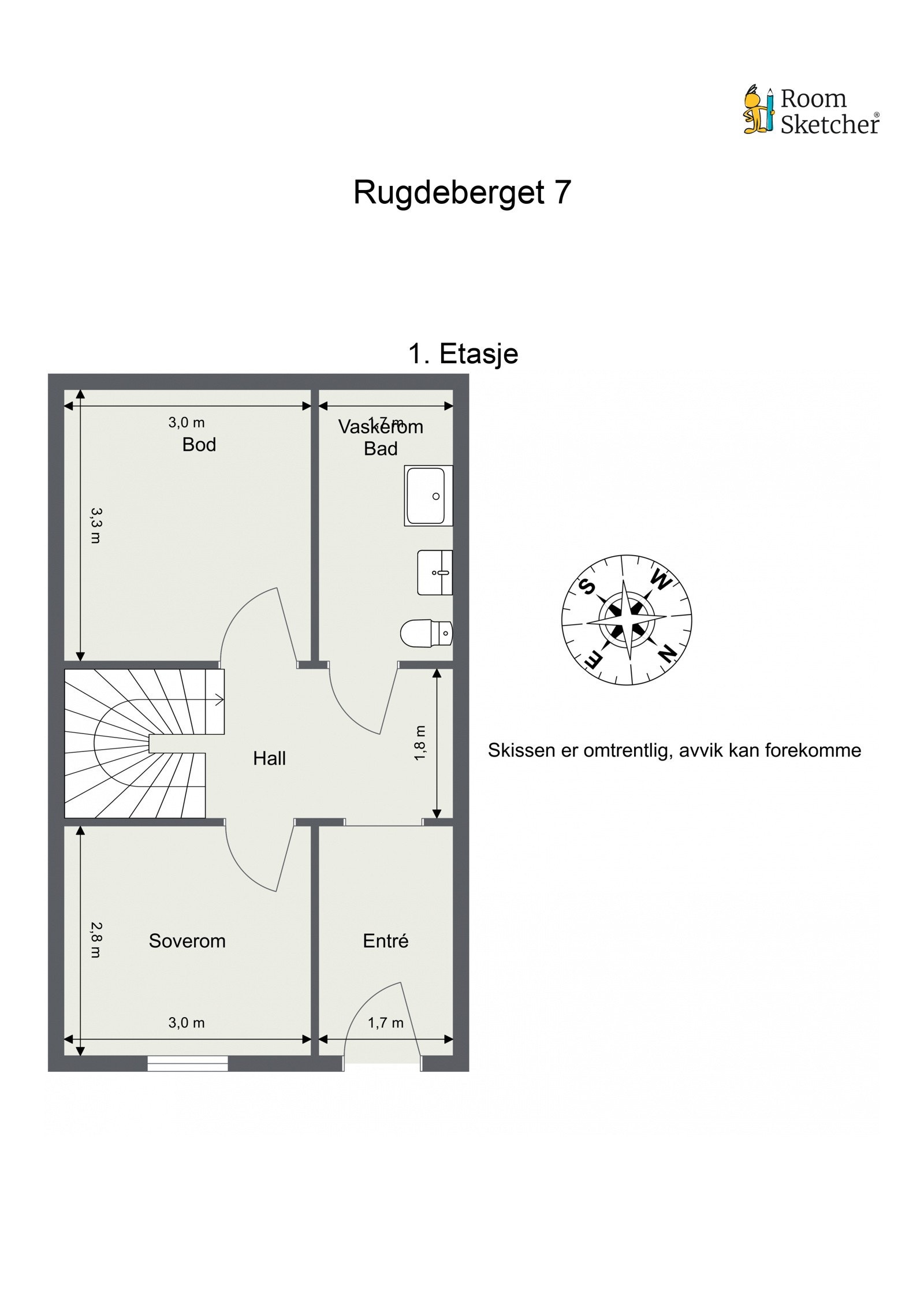 Plantegning Galleribilde