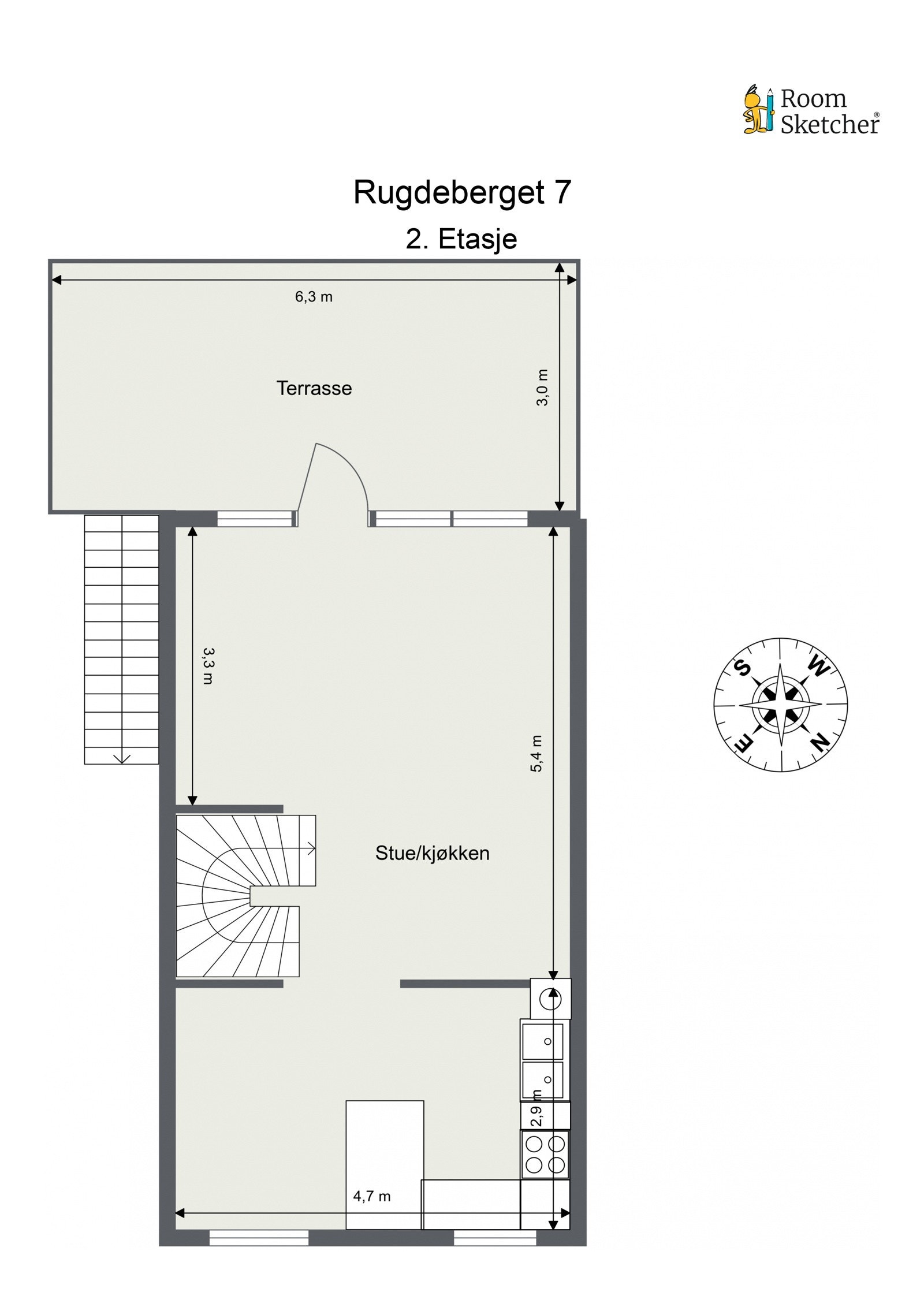 Plantegning Galleribilde