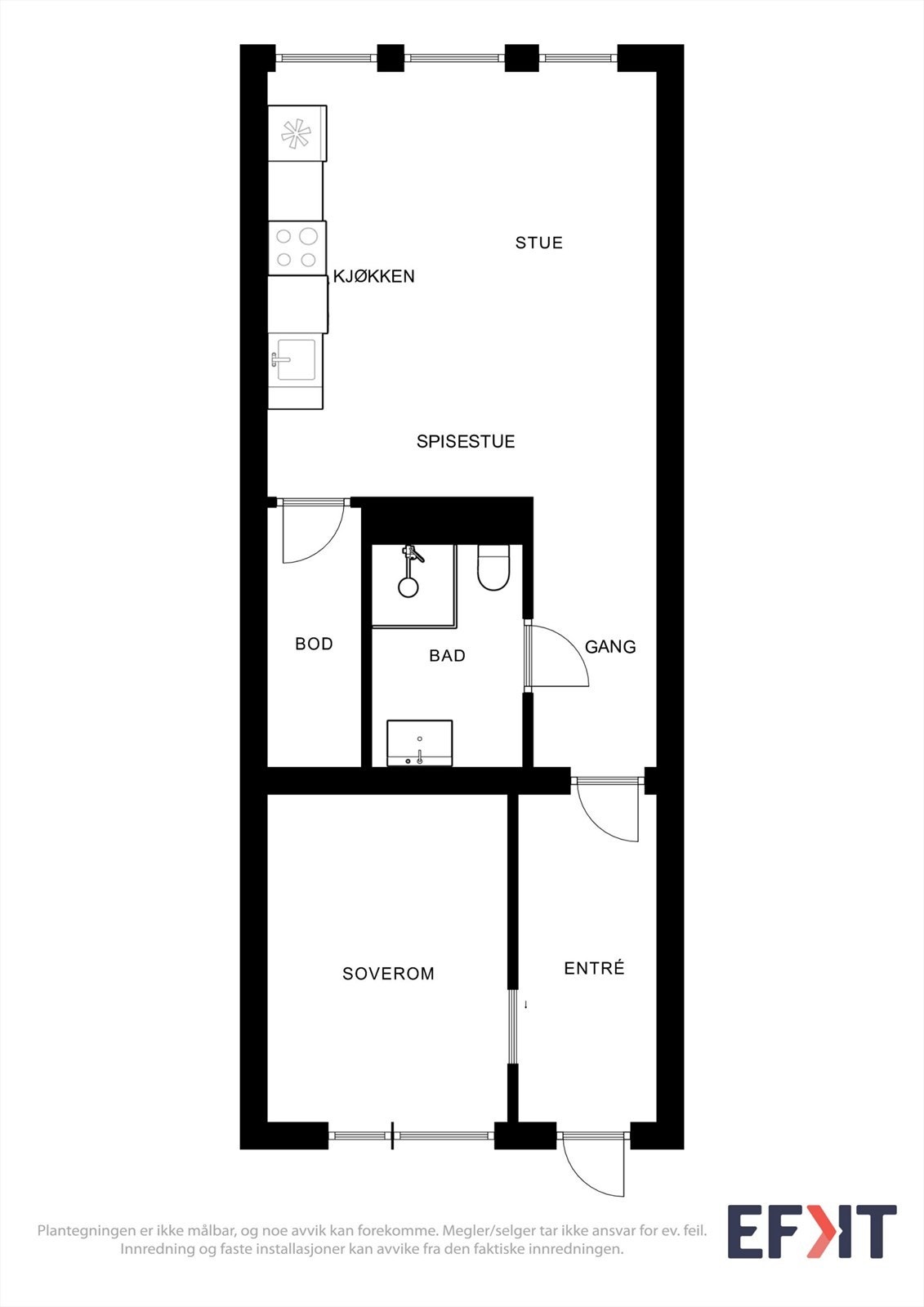 Plantegning Galleribilde
