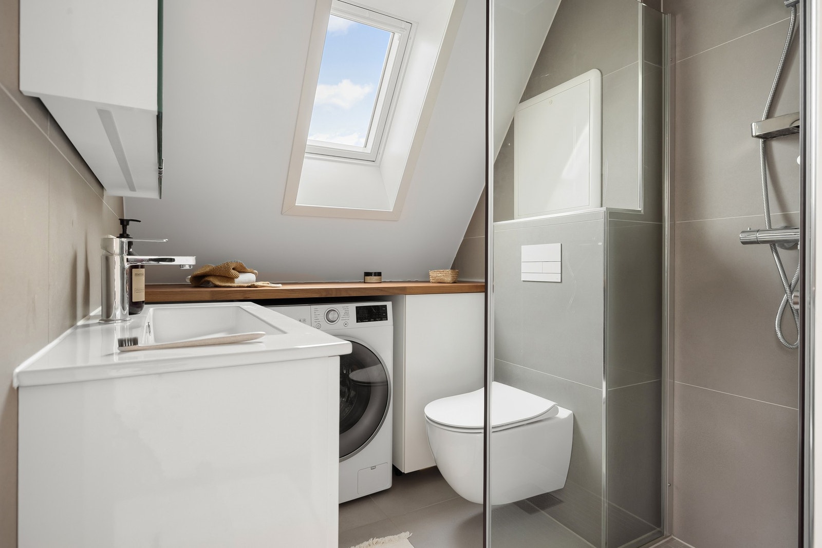 Badet er helfliset og er nytt fra 2021. Galleribilde