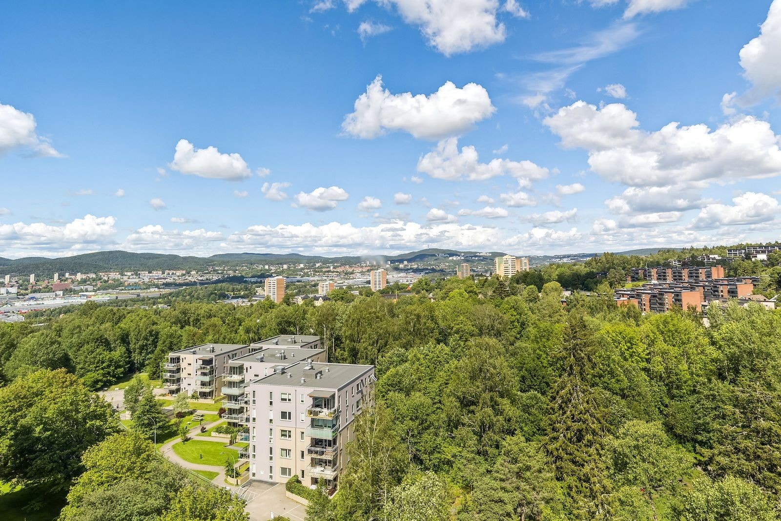 Flott utsikt Galleribilde