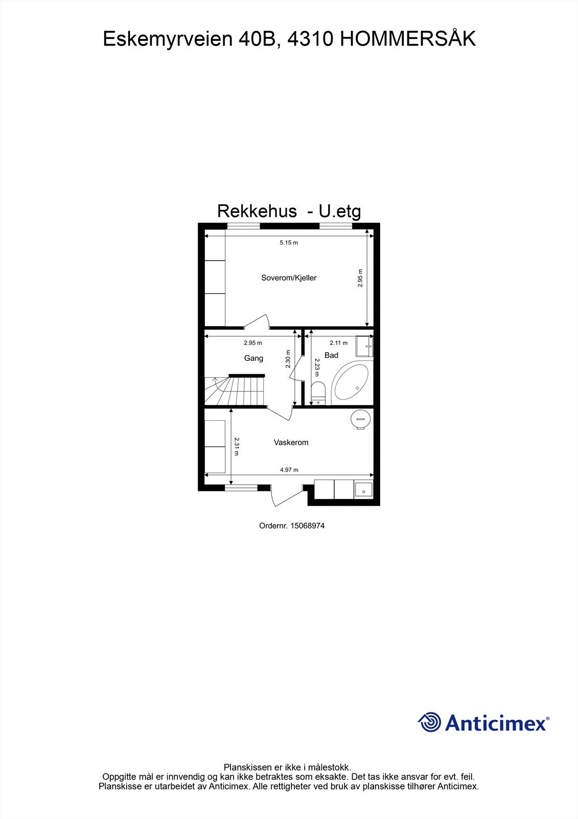 Plantegning - U.etasje Galleribilde