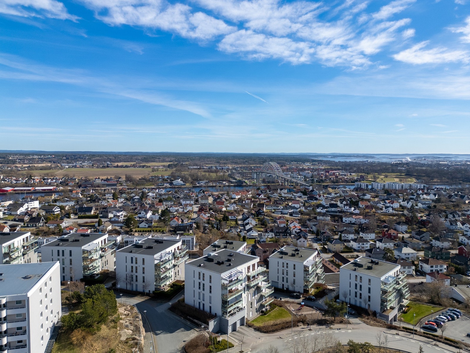 Sameiet har et godt tilbud av utendørs gjesteparkering på tomten. Galleribilde