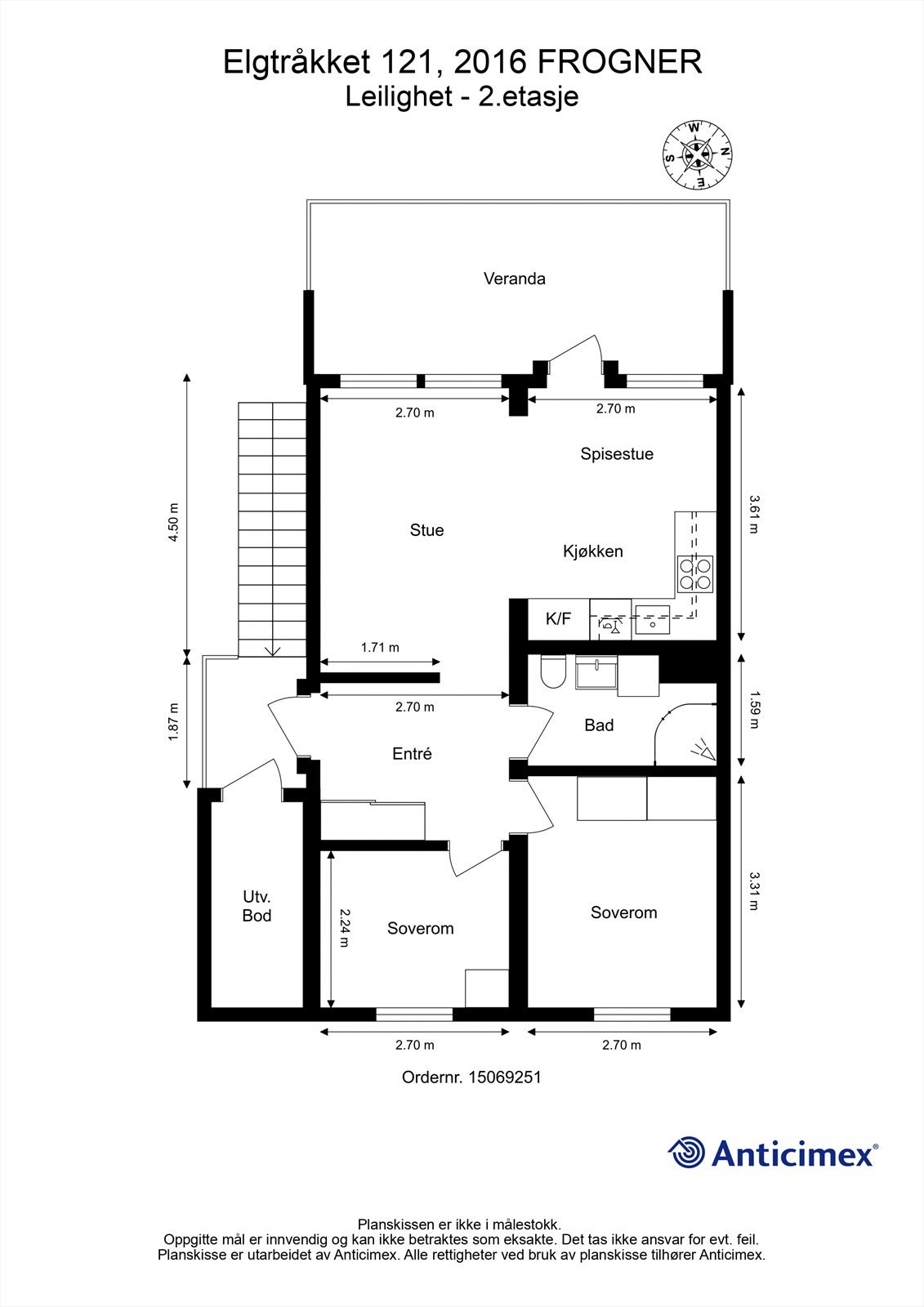 Plantegning Galleribilde