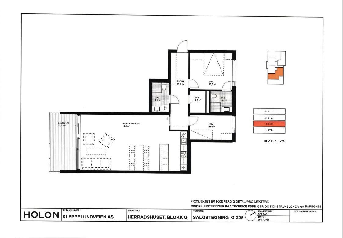 Plantegning. Galleribilde
