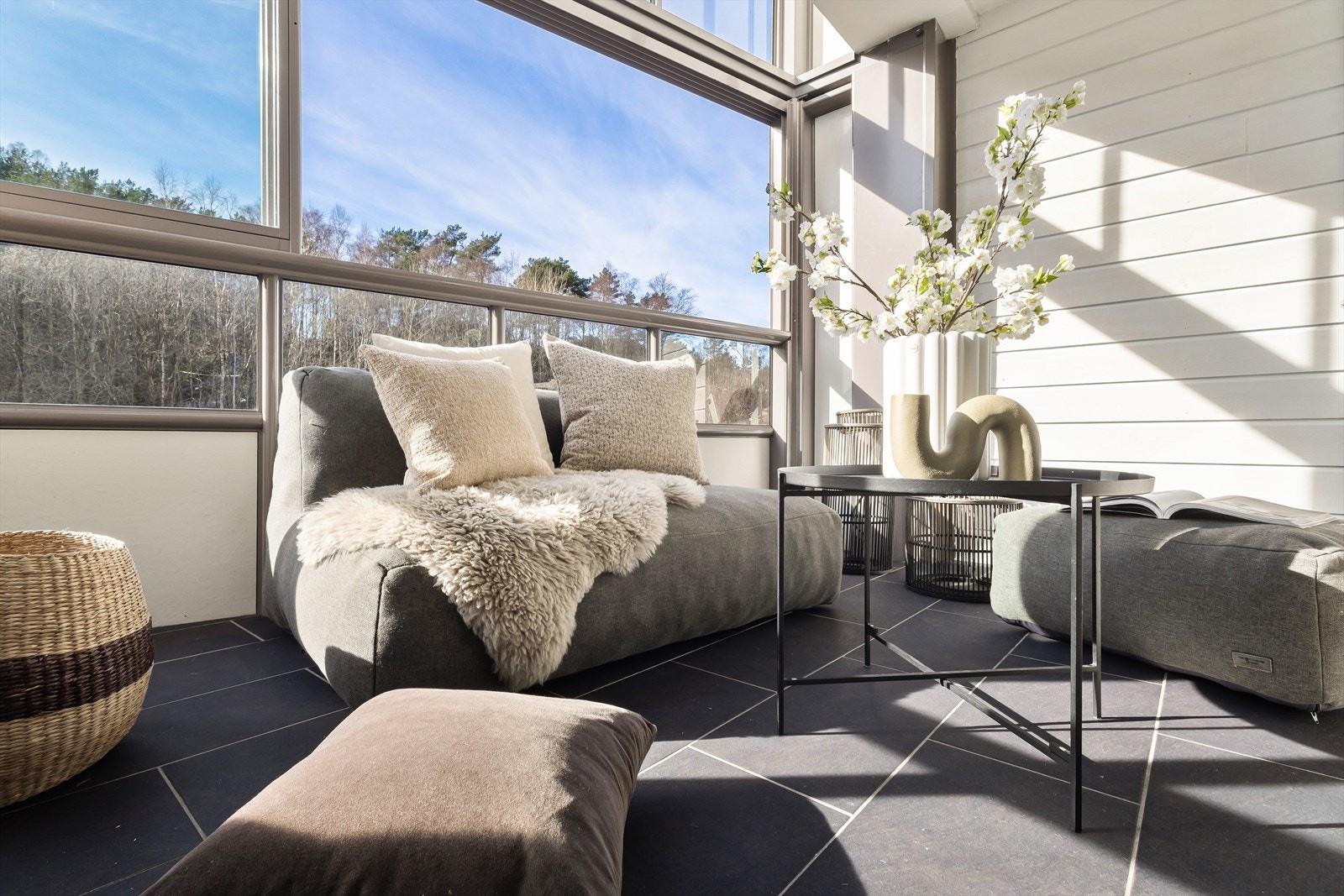 Her har du flislagt gulv med varmekabler! Galleribilde