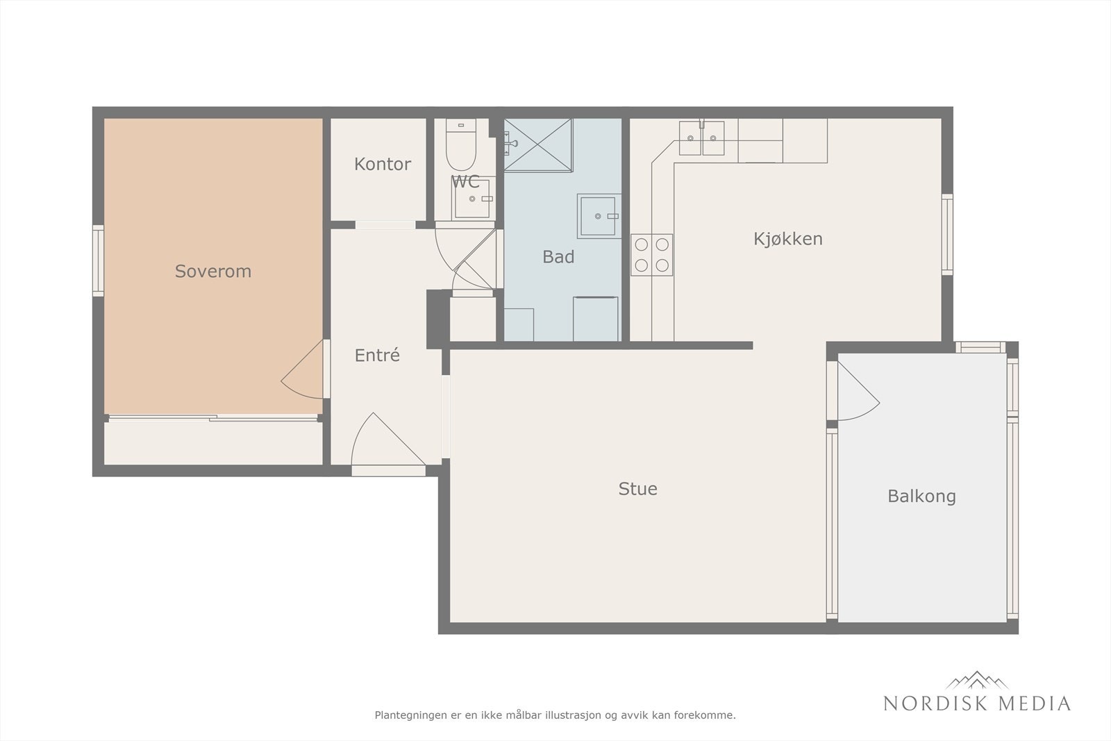 Planskisse. Galleribilde