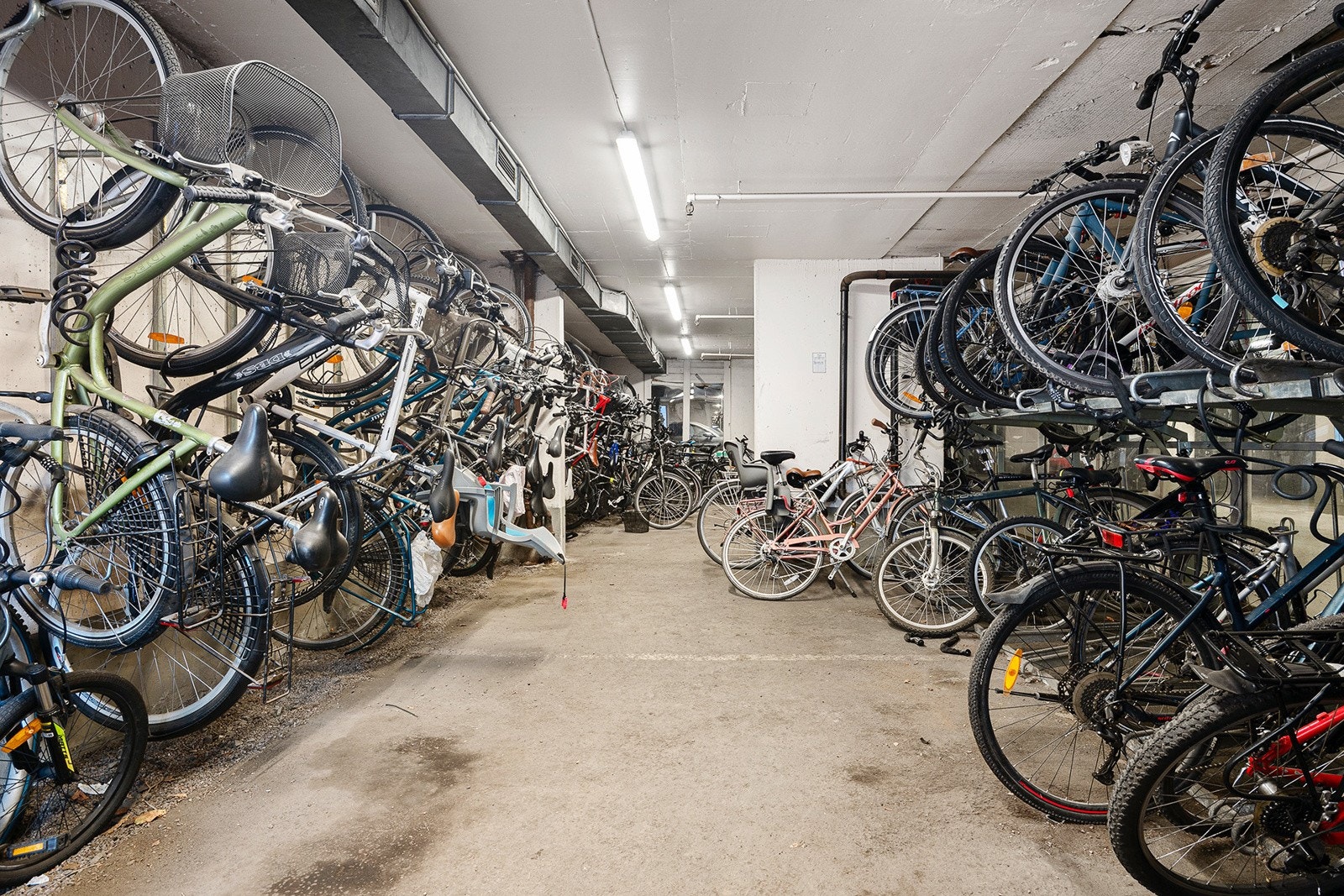 Felles sykkelrom Galleribilde