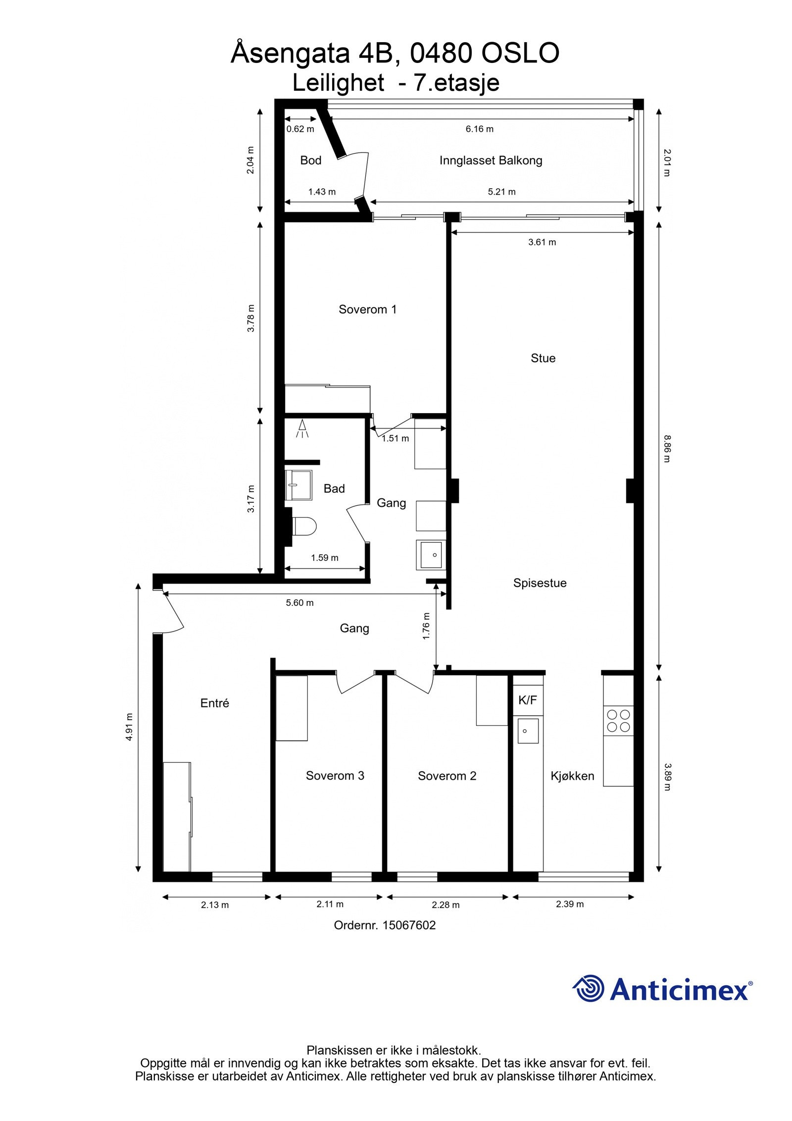Plantegning Galleribilde