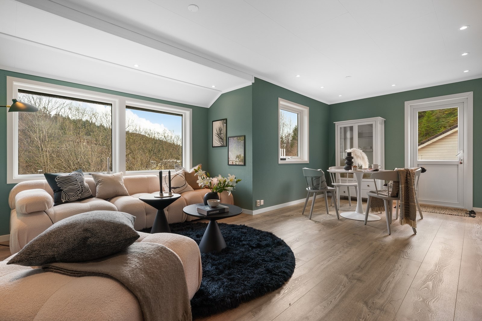 - De generøse vindusflatene sørger for rikelig med verdifullt lysinnslipp fra to himmelretninger - Galleribilde