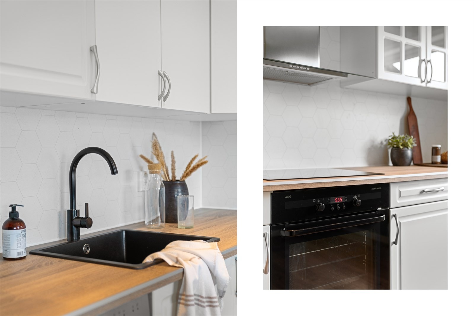 - Et nyere kjøkken med integrert stekeovn og induksjon platetopp - Galleribilde